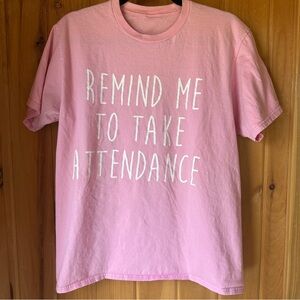Women’s Pink Teacher Shirt